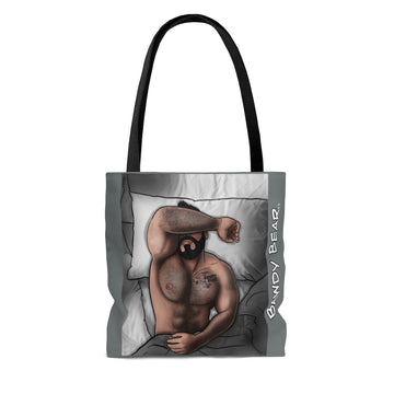 Sleepy Bear / AOP Tote Bag